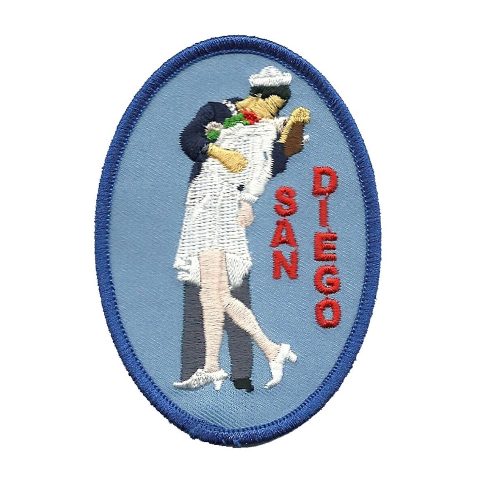 San Diego California Iron on Patch Sailor Nurse